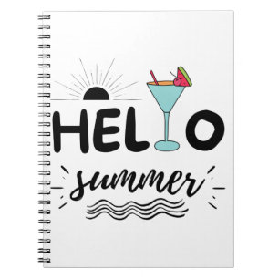 Niedlicher Sommer Notizblock