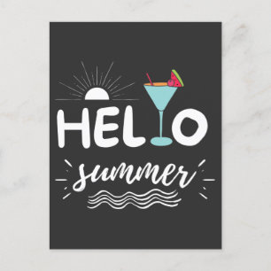 Niedlicher Sommer Postkarte