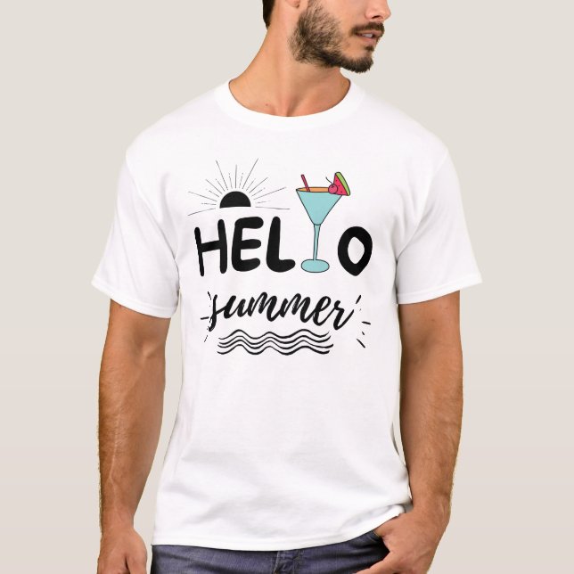 Niedlicher Sommer T-Shirt (Vorderseite)