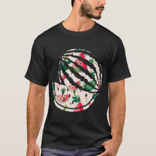 Niedlicher Sommer Tropisches Obst Wassermelone Stü T-Shirt