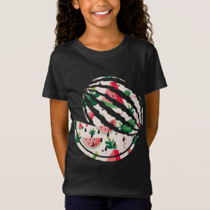 Niedlicher Sommer Tropisches Obst Wassermelone Stü T-Shirt