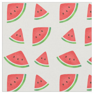 Niedlicher Sommer Wassermelone Stoff