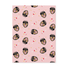 Niedlicher Sommerhund mit Sonnenbrillenmuster