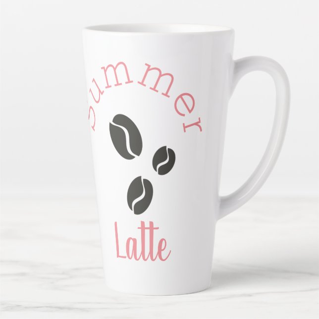 Niedlicher Sommerkaffee Milchtasse (Rechts)
