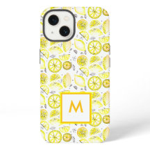 Niedlicher Sommerlemon Citrus Doodle Yellow