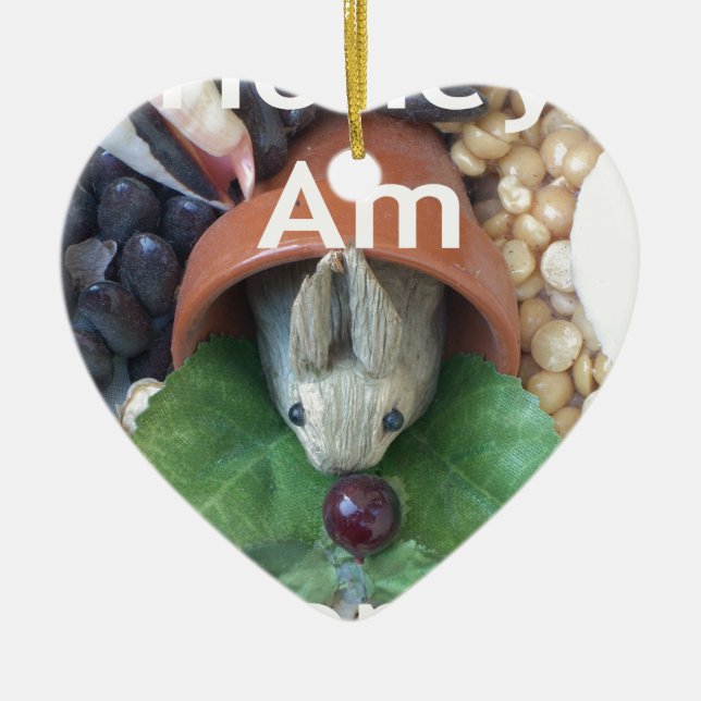 Niedlicher Sonnendach Keramik Ornament (Vorne)