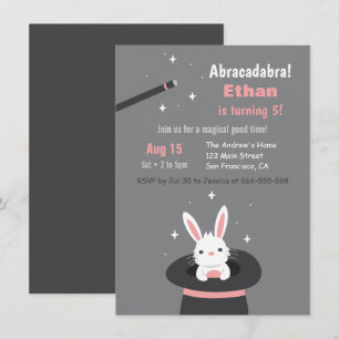 Niedlicher Sonnenschein in Hat Kids Magic Geburtst Einladung