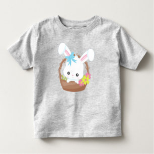Niedlicher Sonnenschein, Weißer Hase, Kaninchen, B Kleinkind T-shirt