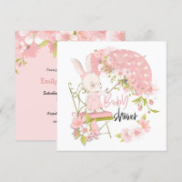 Niedlicher Sonnenschirm Florals Girl Babydusche