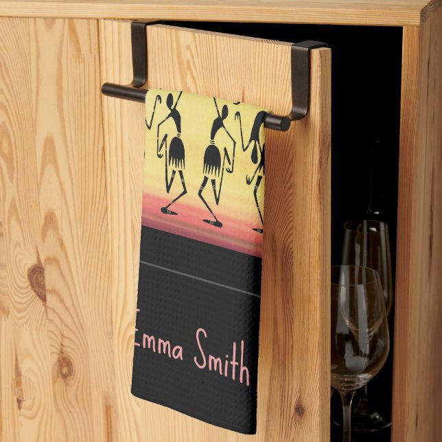 Niedlicher Sonnentag Geschirrtuch (Drittel gefaltet)