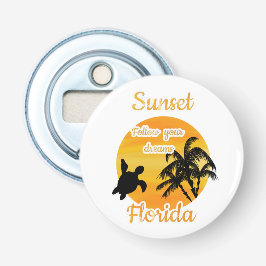 Niedlicher Sonnenuntergang in Florida Flaschenöffner
