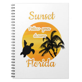 Niedlicher Sonnenuntergang in Florida Notizblock
