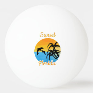 Niedlicher Sonnenuntergang in Florida Tischtennisball