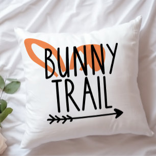 Niedlicher Sonnenweg Bunny Ohr Orange Ostern Kissen