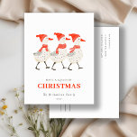 Niedlicher, sonniger Roter Winter, der Weihnachtsh Feiertagspostkarte<br><div class="desc">Wenn Sie weitere Anpassungen benötigen,  schreiben Sie mir bitte an yellowfebstudio@gmail.com.</div>