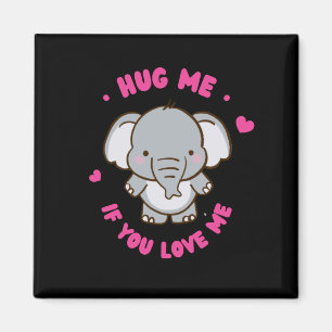 Niedlicher, sonniger und lieblicher Elefant Magnet