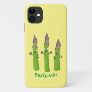 Niedlicher Spargel mit Gemüsetrio-Cartoon Case-Mate iPhone Hülle