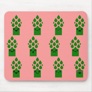 Niedlicher Spargel Mousepad