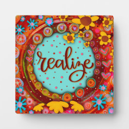 Niedlicher Spaß: Blütenrealisieren Motivierend Ebe Fotoplatte