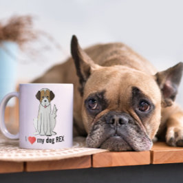 Niedlicher Spaß, den ich meinem Hund ganz nach Maß Kaffeetasse