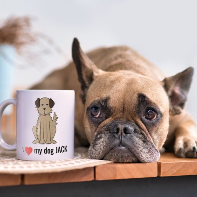 Niedlicher Spaß, den ich meinem Hund ganz nach Maß Kaffeetasse (Von Creator hochgeladen)