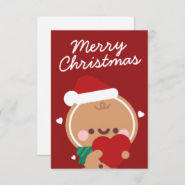 Niedlicher Spaß frohe Weihnachten Dankeskarte