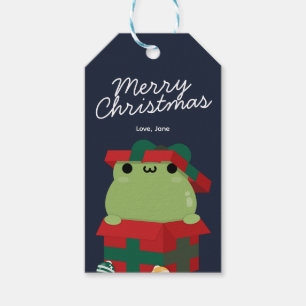 Niedlicher Spaß frohe Weihnachten Geschenkanhänger
