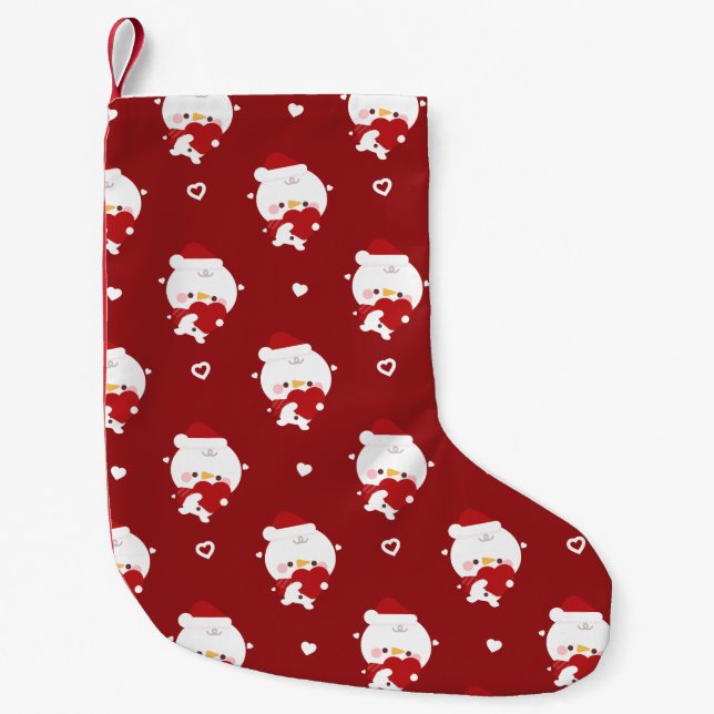 Niedlicher Spaß frohe Weihnachten Kleiner Weihnachtsstrumpf (Vorderseite)