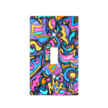 Niedlicher Spaß-Funky bunte mutige wunderliche