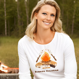 Niedlicher Spaß Funny Camping Kalories Campfire Sweatshirt
