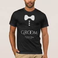 Niedlicher Spaß Groom Weiße Krawatte Mock Tuxedo H