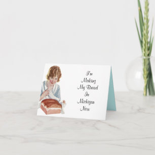 Niedlicher Spaß Vintag Retro-Karte Neue Adresse üb Ankündigung