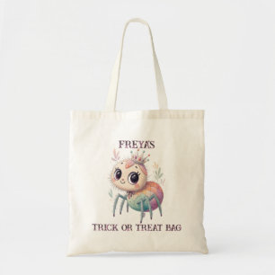Niedlicher Spinnenwurzeltrick oder Treat Tote Bag Tragetasche
