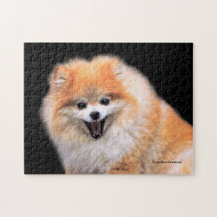 Niedlicher Spitz Hund Puzzle