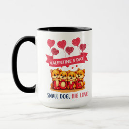 niedlicher Spitz Hunde Liebe Tasse