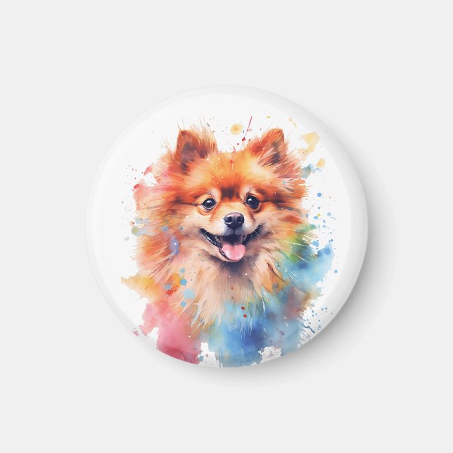Niedlicher Spitz Magnet (Vorne)