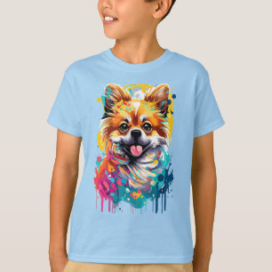 Niedlicher Spitz - Spitz Dog T - Shirt Pom Pom
