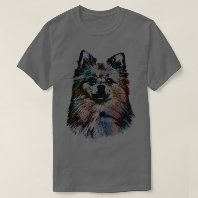 Niedlicher Spitz T-Shirt (Design vorne)