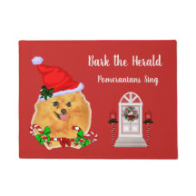 Niedlicher Spitz Weihnachten