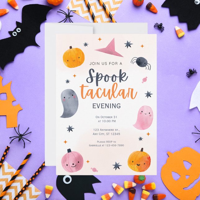 Niedlicher Spooktaktischer Abend Einladung (Von Creator hochgeladen)