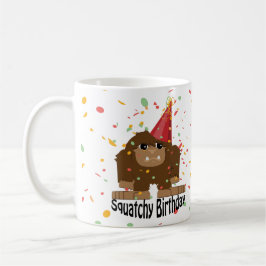 Niedlicher Squatchy Birthday Bigfoot Tasse