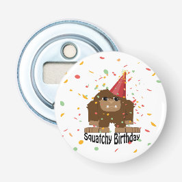 Niedlicher Squatchy Geburtstag Bigfoot Flaschenöffner