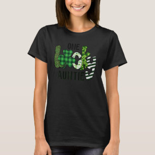 Niedlicher St Patrick Day One Lucky Auntie Irish F T-Shirt