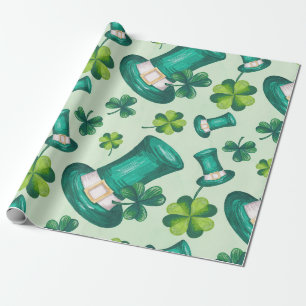Niedlicher St. Patrick's Day Green Geschenkpapier