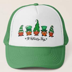 Niedlicher St Patrick's Day Irish Gnomes Truckerkappe
