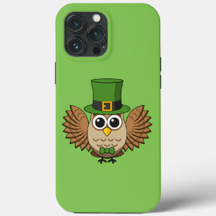 Niedlicher St. Patrick's Day Owl Cartoon Case-Mate iPhone Hülle