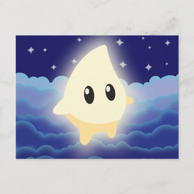 Niedlicher Star Postkarte (Vorderseite)