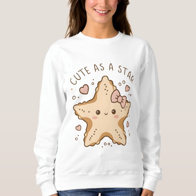 Niedlicher Star Sweatshirt (Vorderseite)
