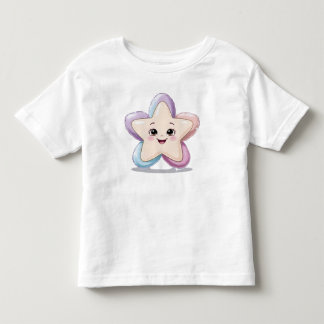 Niedlicher Star White T - Shirt
