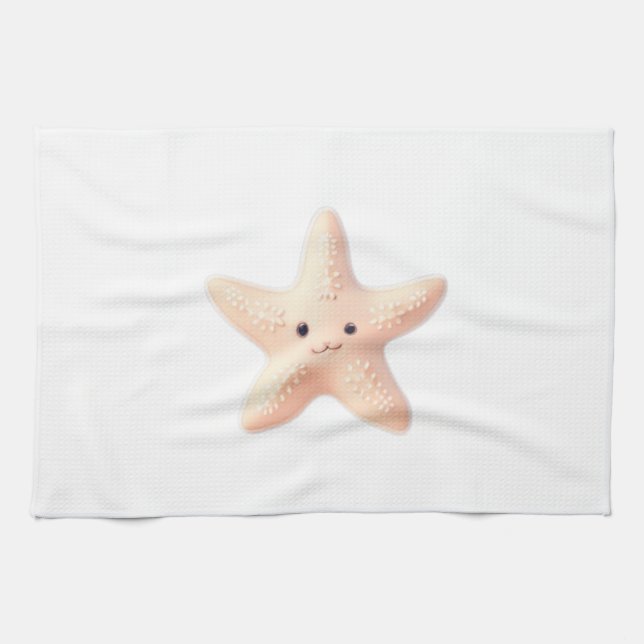 Niedlicher Starfish Geschirrtuch (Horizontal)